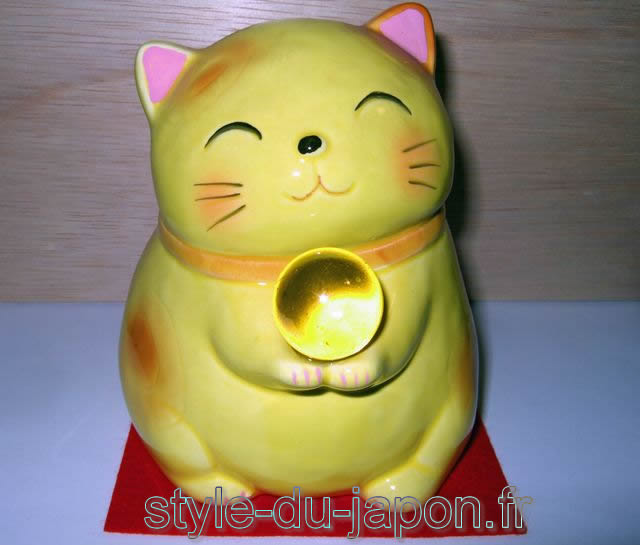 chat porte-bonheur style du japon fr